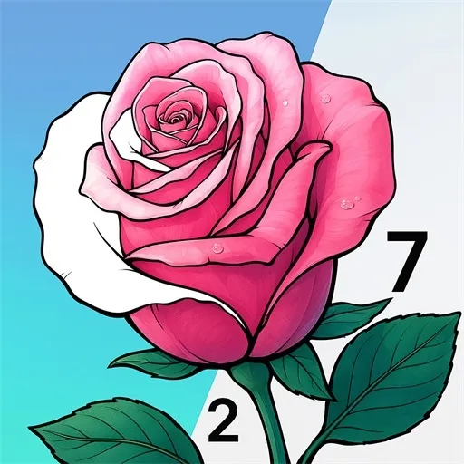 Game icon for Anima Color - Paint by Number by Candy Mobile