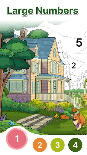 Gameplay screenshot 2 from Anima Color - Paint by Number - Board game